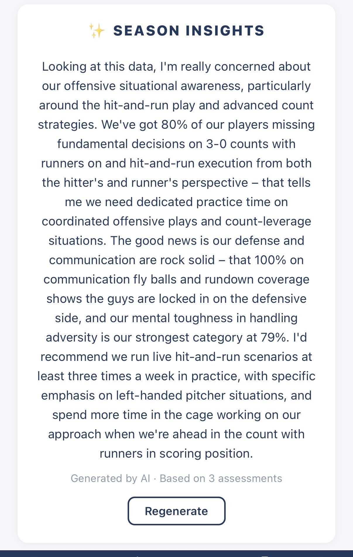DiamondMetriq Season Insights